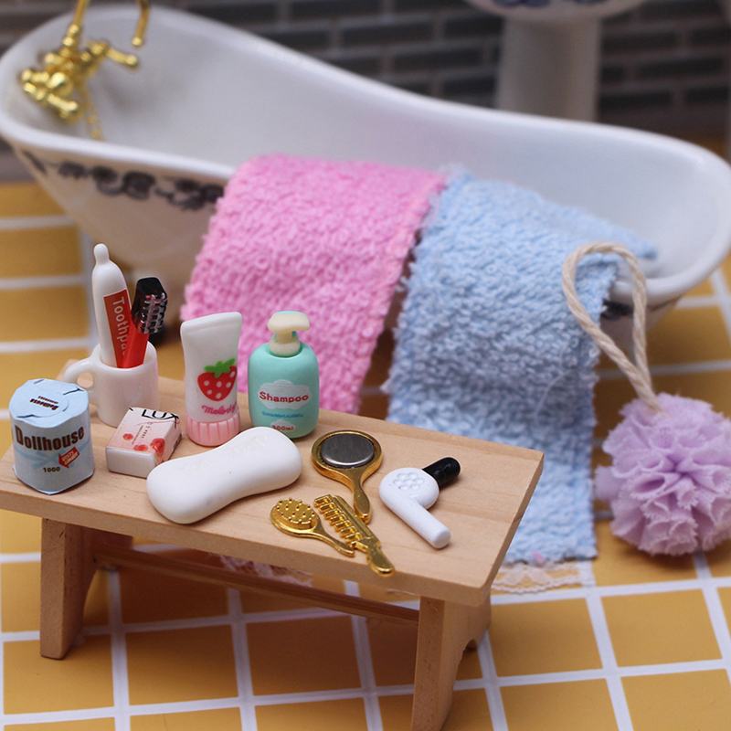 Model Kit Tool - Doll House Miniature Practical Bathroom Accessory