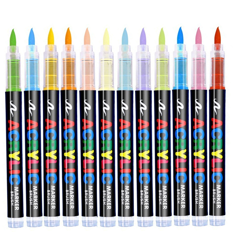 Model Kit Markers - 16 Colors Straight liquid Acrylic Paint