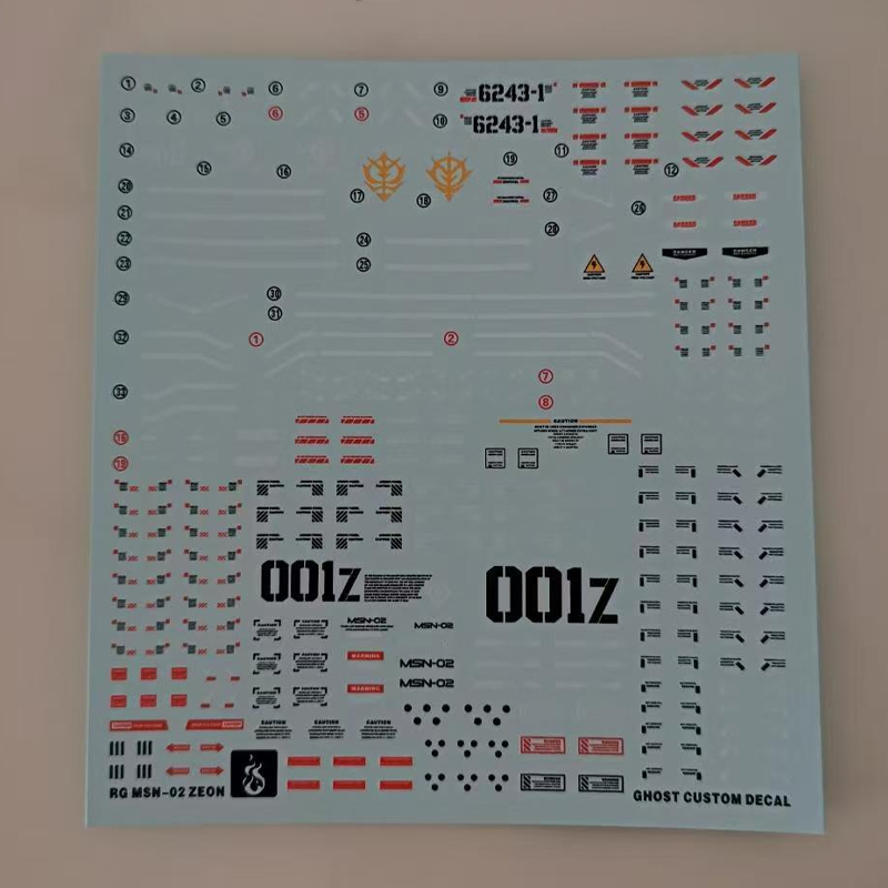 Model Decals for RG 1/144 MSN- - Model Kit Rg 评论和价格