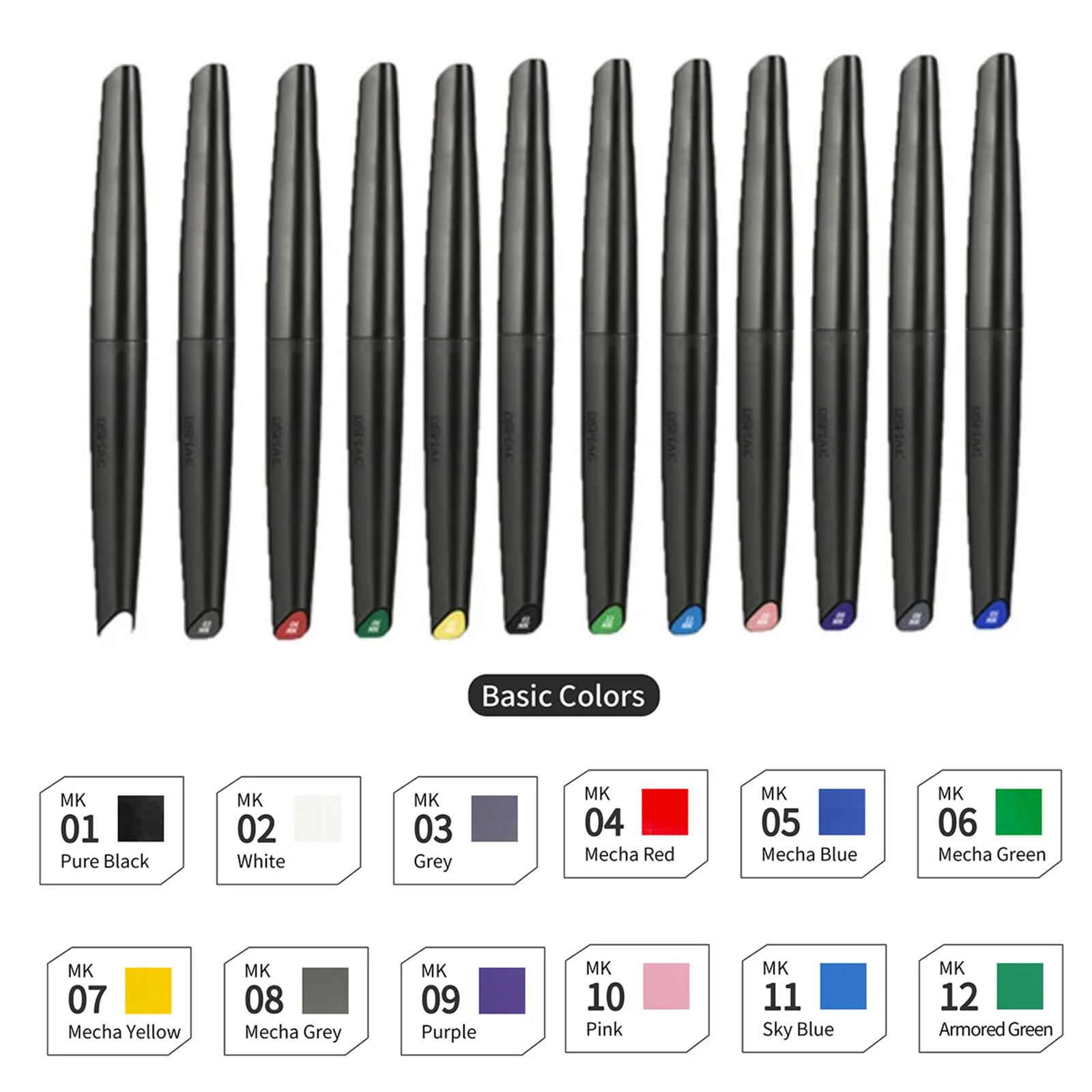 DSPIAE Soft Tip Water-based Ma - Model Kit Markers 评论和价格