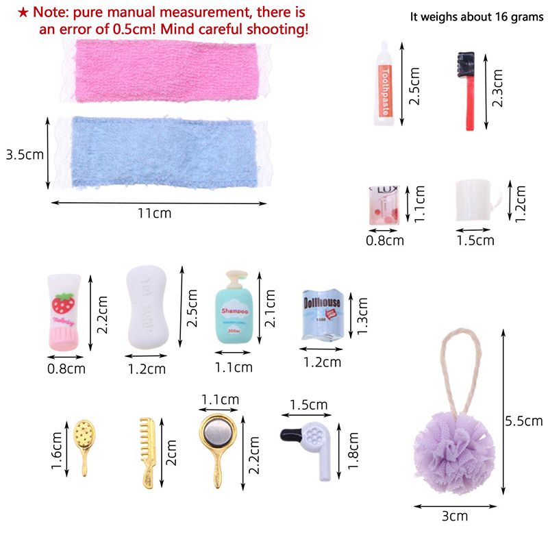 Doll House Miniature Practical - Model Kit Tool 评论和价格