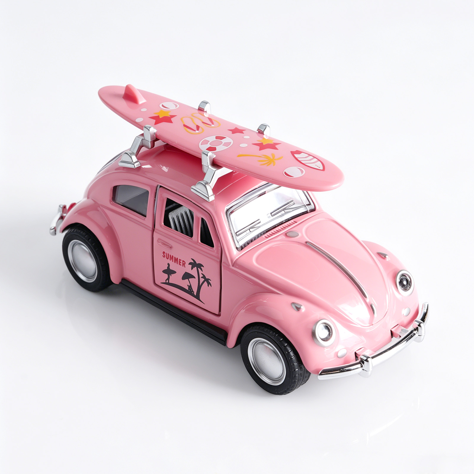 1:36 Pink Volkswagen Beetle Di - Model Kit Volkswagen 评论和价格