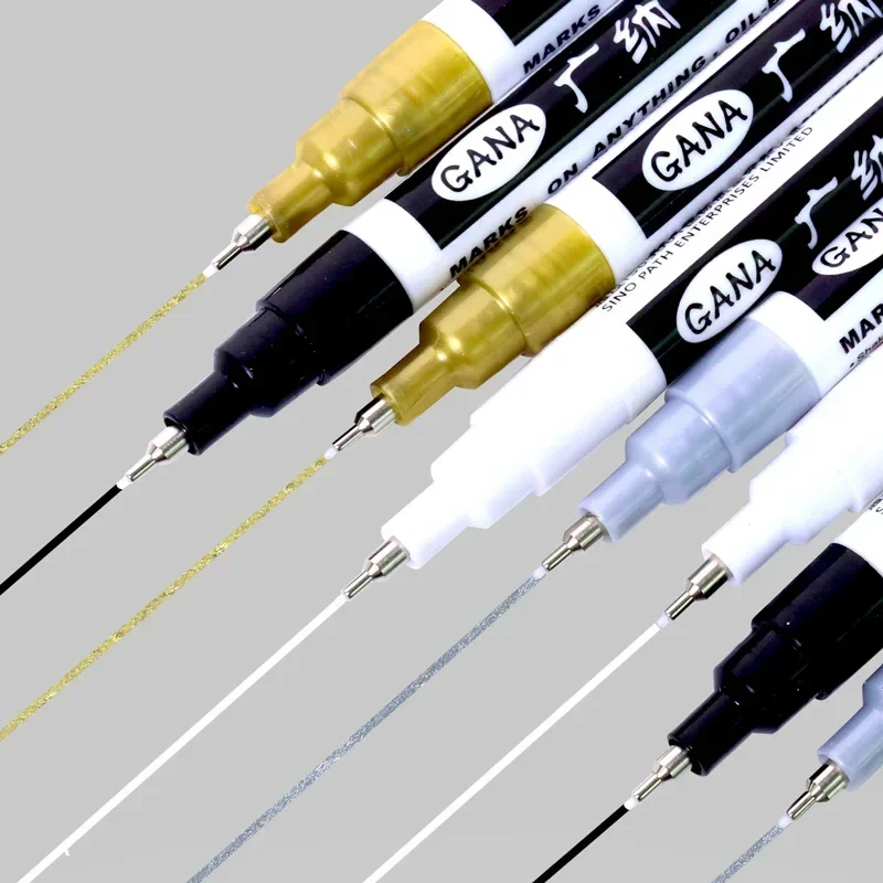 4Pcs/set Oil Based White Black - Model Kit Markers 评论和价格
