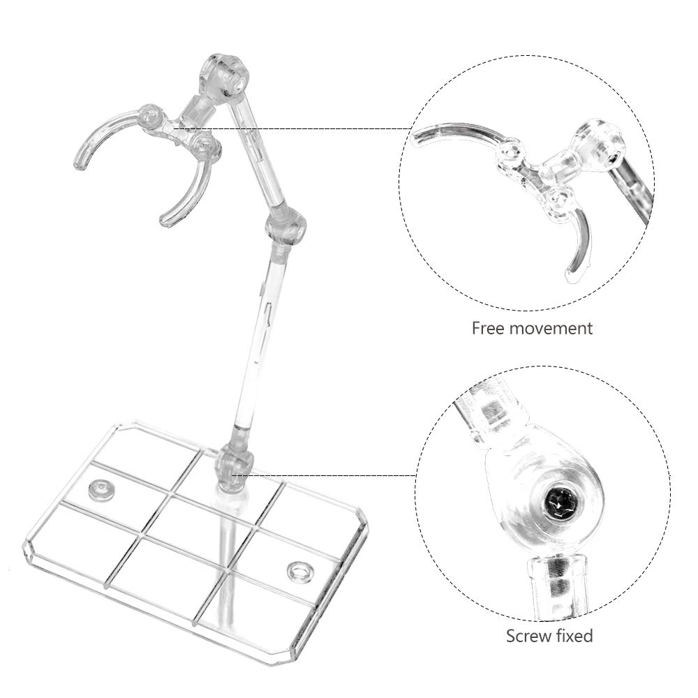Clear Action Figure Stand,Asse - Model Kit Rg 评论和价格