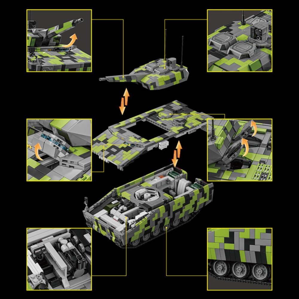 96011 2708pcs KF41 Lynx Infant - Model Kit Lynx 评论和价格