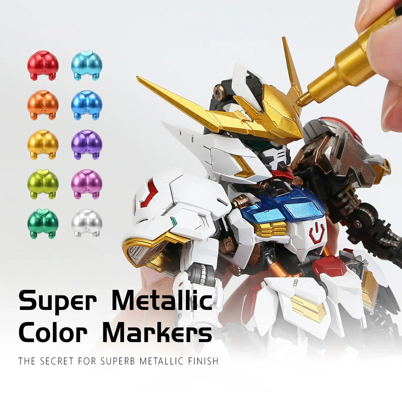 Metallic Markers Colouring Pen - Model Kit Markers 评论和价格