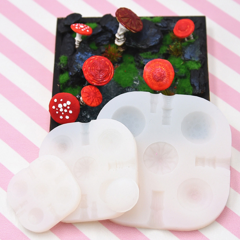 2pcs/set Mini Mushroom Silicon - Model Kit Tool 评论和价格