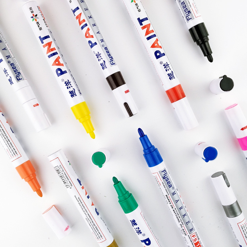 12 Color White Waterproof Rubb - Model Kit Markers 评论和价格
